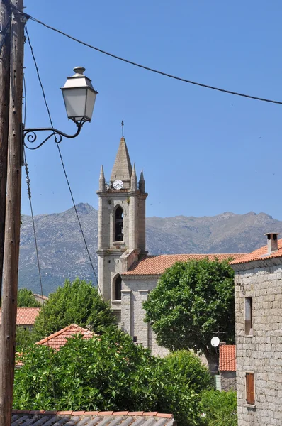 Corsicaanse dorp (zonza) — Stockfoto