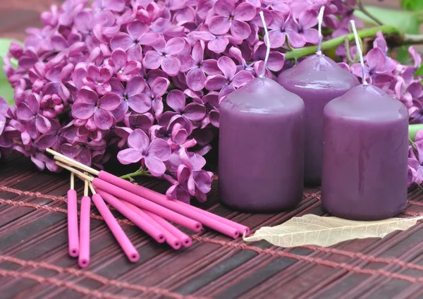 Lilac perfume — Stock Photo, Image