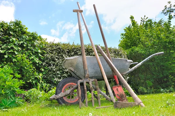 Strumenti di giardinaggio — Foto Stock