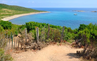 deniz manzarası corsica