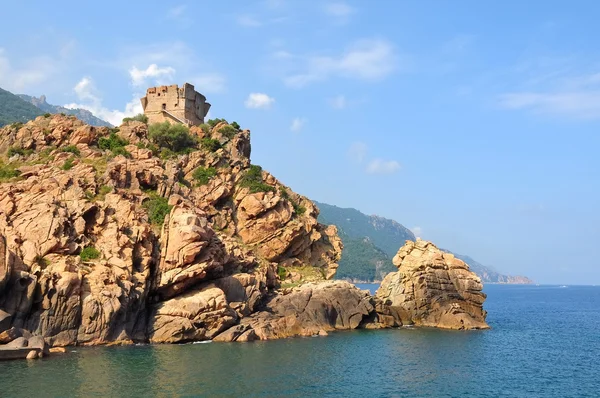 Golfo di Porto in Corsica — Foto Stock