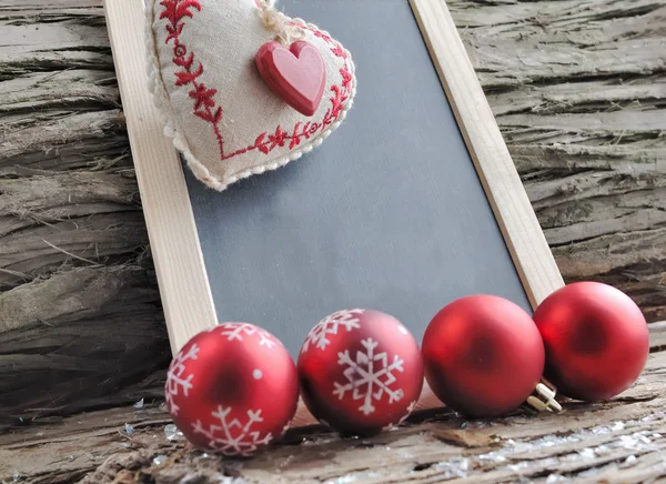 Ardesia per auguri di Natale — Foto Stock