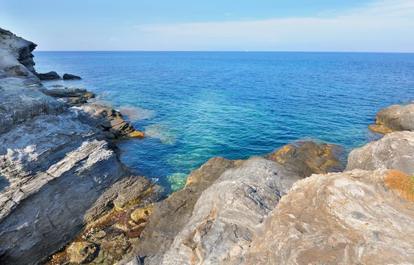 Rocky coast in Corsica — Stock Photo, Image