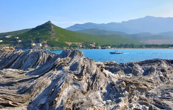 Côte rocheuse en Corse — Photo