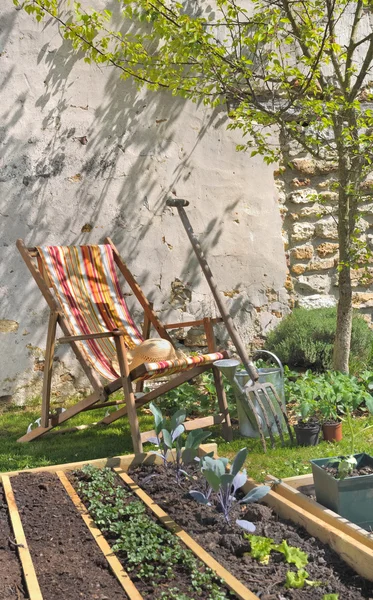 Relax in un giardino di campagna — Foto Stock