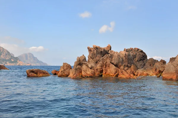 Calanchi di Piana (Corsica) ) — Foto Stock