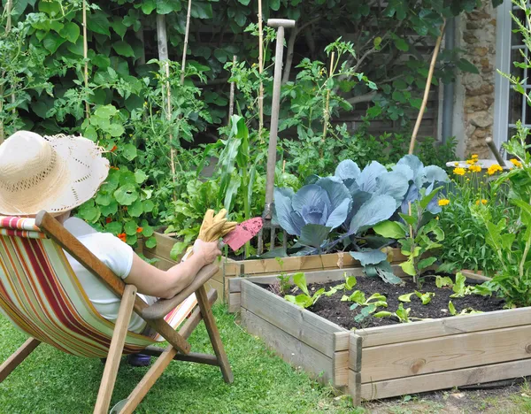 Relax in giardino — Foto Stock