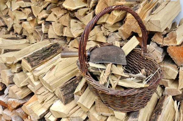 Korb voller Zündstoff — Stockfoto