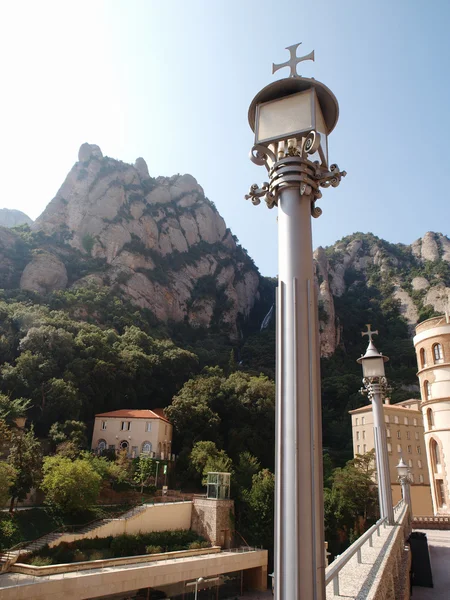 Lanterna em Montserrat — Fotografia de Stock
