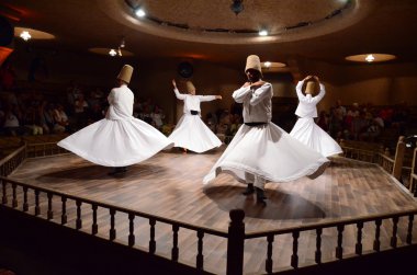 Whirling dervishes clipart