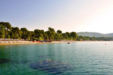 Koukounaries beach, Skiathos, Greece clipart