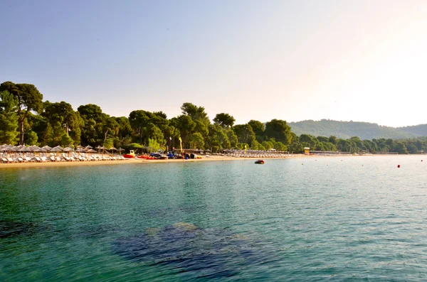 Koukounaries beach, Skiathos, Grécia — Fotografia de Stock