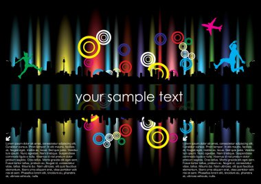 Soyut renkli arkaplan