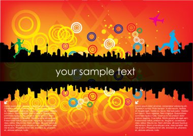 Soyut renkli arkaplan