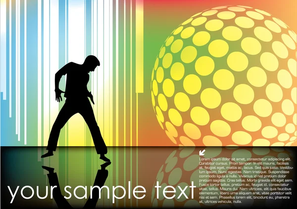 arka plan üzerinde dansçılar