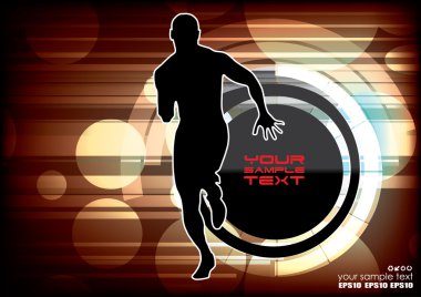 Spor teknik arka plan