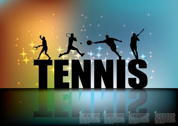 Tenis Arkaplanı — Stok Vektör