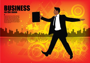 işadamlarının arka plan üzerinde