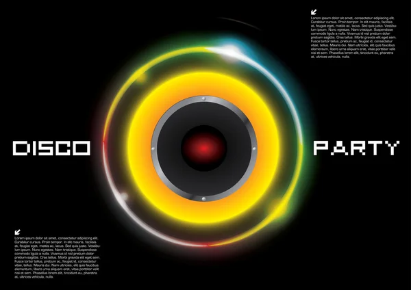 Muziek ringen — Stockvector