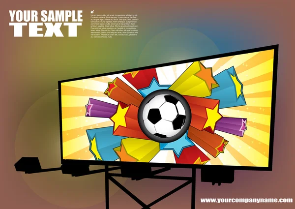 Abstract football background — Stock Vector