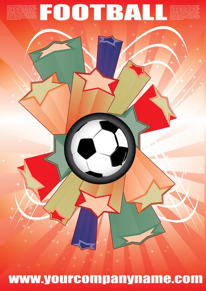 Abstract football background — Stock Vector