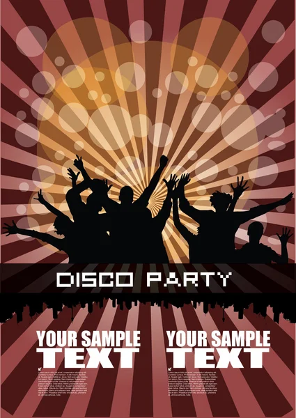 Disko partisi arka planı