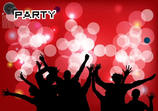 Disko partisi arka planı