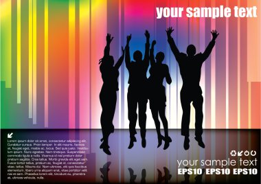 İnsanlar üzerinde arka plan atlama