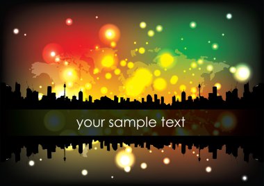 soyut şehir arka plan