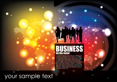 iş adamları modern arka plan