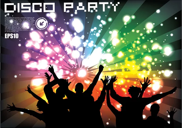 Disco party — Stock Vector