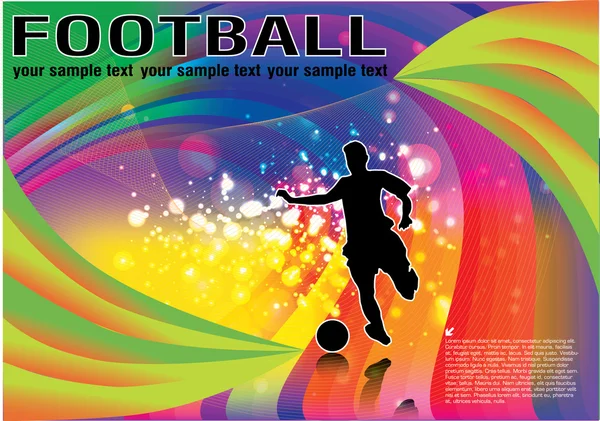 Futbol oyuncu arka plan