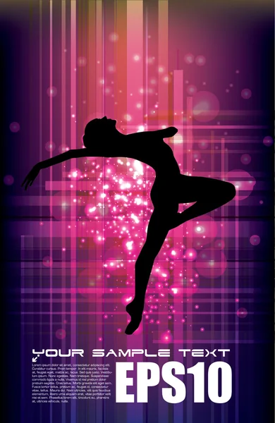 Dancing woman — Stock Vector