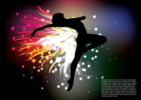 Dancing woman — Stock Vector