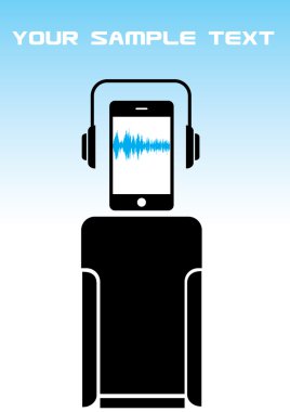 adam telefon kafa ile