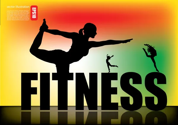 Fitness kadın silueti