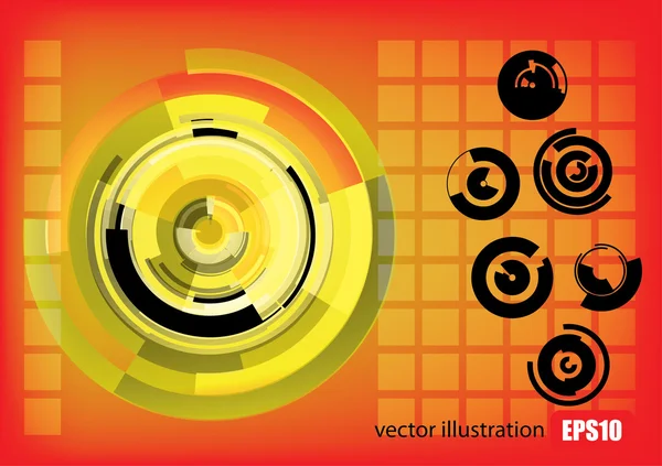 Abstrakt teknik — Stock vektor