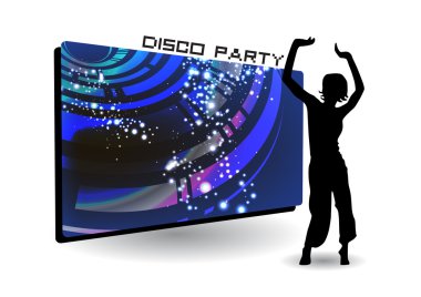 kadın dansçı siluet