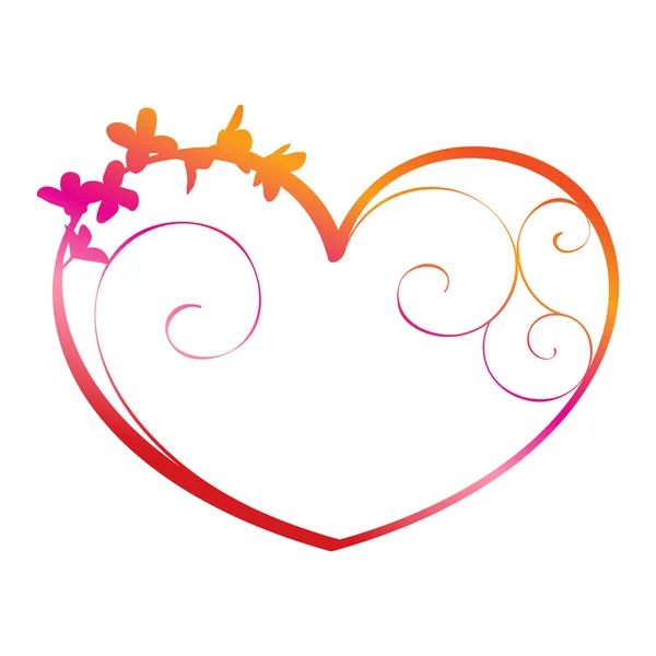 Ornate heart — Stock Vector