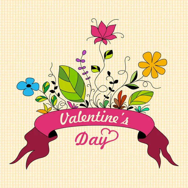 Cartão de Dia dos Namorados — Vetor de Stock