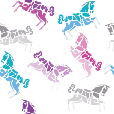 atları seamless modeli