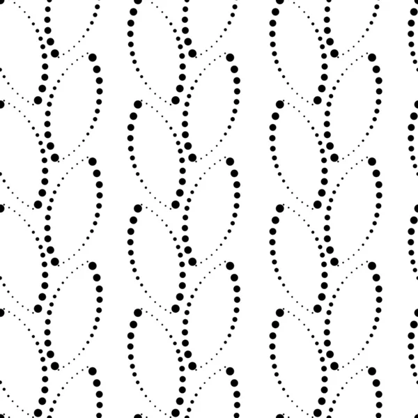 Feuillage abstrait fond de motif sans couture — Image vectorielle