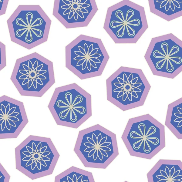 Fondo de patrón sin costura flor abstracta — Archivo Imágenes Vectoriales