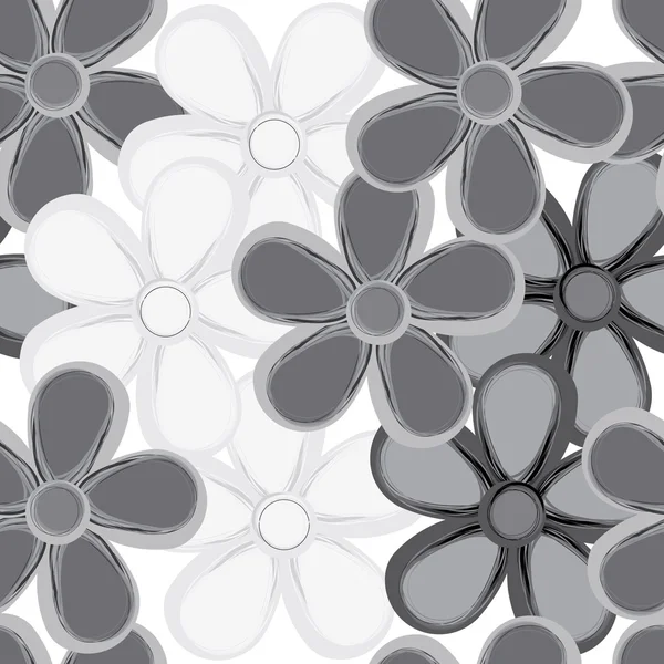 Abstract flower seamless pattern background — Stock Vector