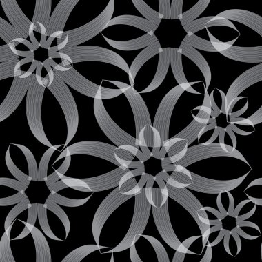 Soyut çiçek pürüzsüz desen arkaplanı