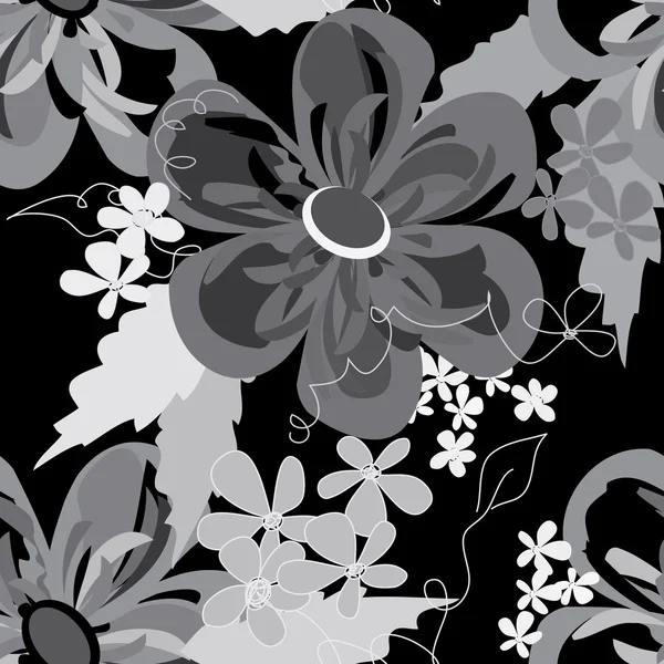 Abstrakt blomster sømløse mønster baggrund – Stock-vektor