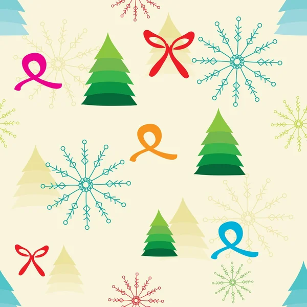 Resumen Patrón árbol de Navidad fondo — Vector de stock