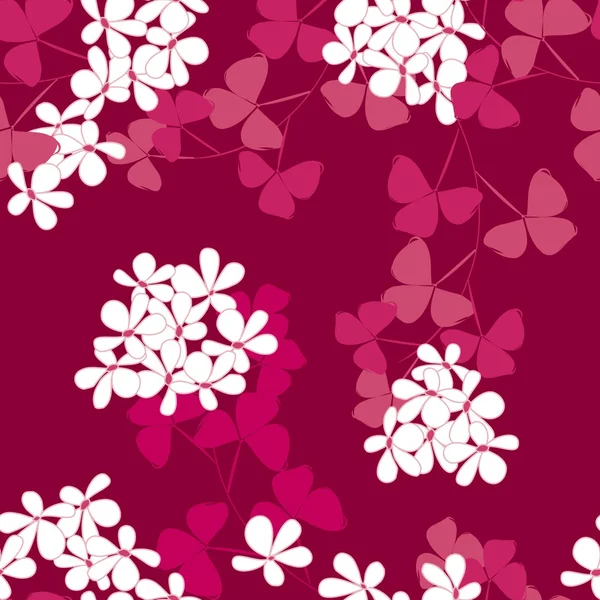 Abstrait floral sans couture motif fond — Image vectorielle