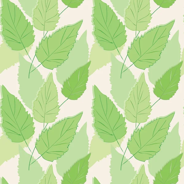 Abstract foliage seamless pattern background — Stock Vector