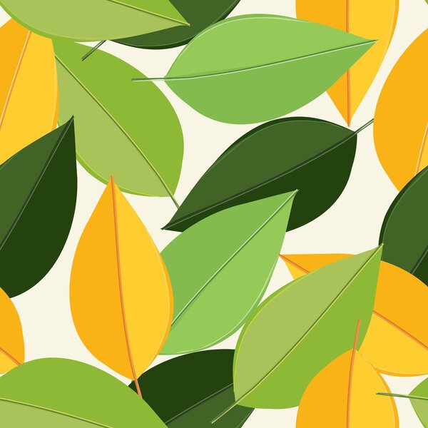 Абстрактная листва бесшовный фон картины
